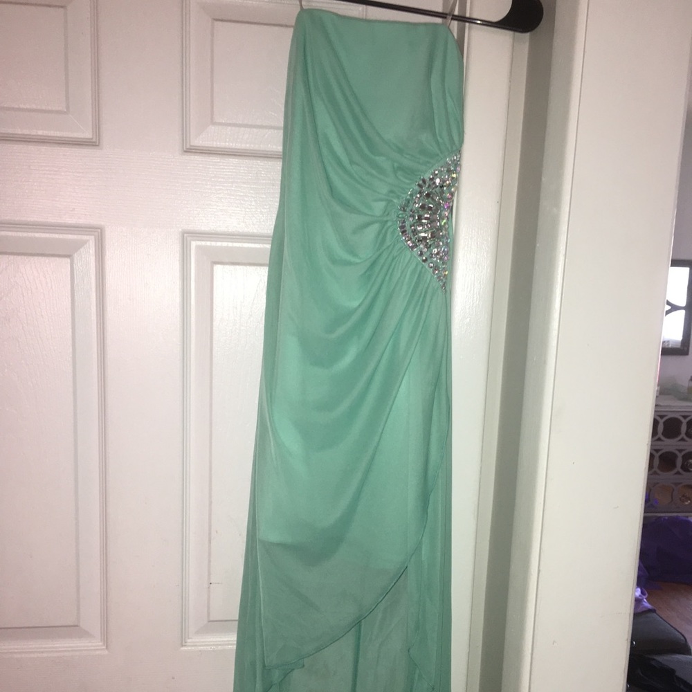 Teal dress